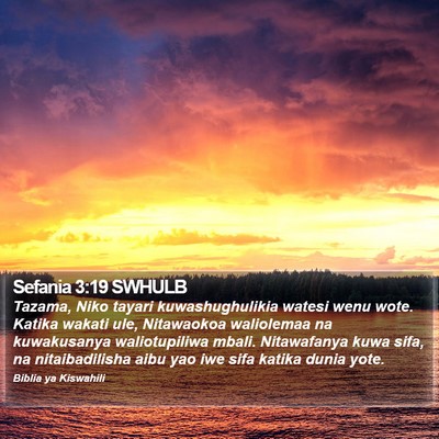 Sefania 3:19 SWHULB Bible Verse Image