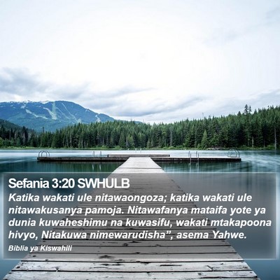 Sefania 3:20 SWHULB Bible Verse Image
