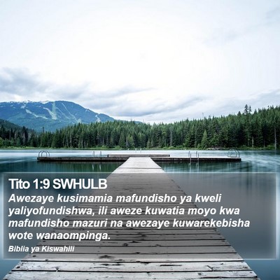 Tito 1:9 SWHULB Bible Verse Image