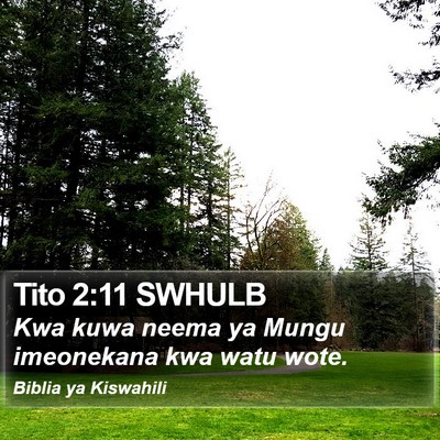 Tito 2:11 SWHULB Bible Verse Image