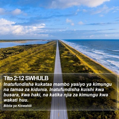 Tito 2:12 SWHULB Bible Verse Image