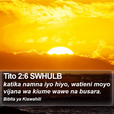 Tito 2:6 SWHULB Bible Verse Image