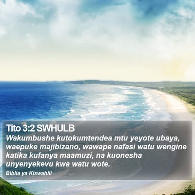 Tito 3:2 SWHULB Bible Verse Image