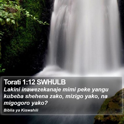 Torati 1:12 SWHULB Bible Verse Image
