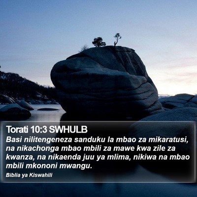 Torati 10:3 SWHULB Bible Verse Image