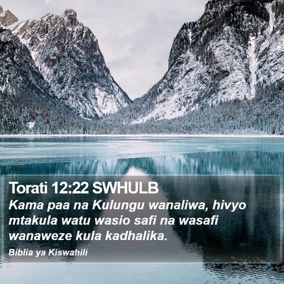 Torati 12:22 SWHULB Bible Verse Image