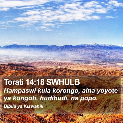 Torati 14:18 SWHULB Bible Verse Image