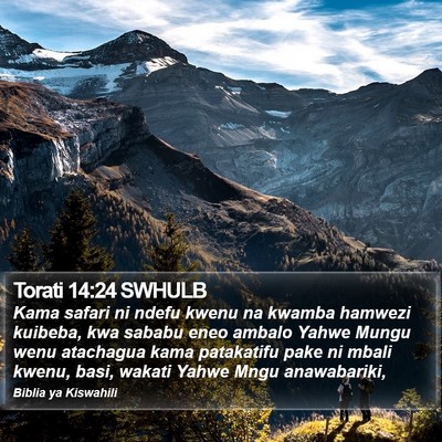 Torati 14:24 SWHULB Bible Verse Image