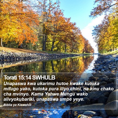 Torati 15:14 SWHULB Bible Verse Image