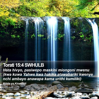Torati 15:4 SWHULB Bible Verse Image
