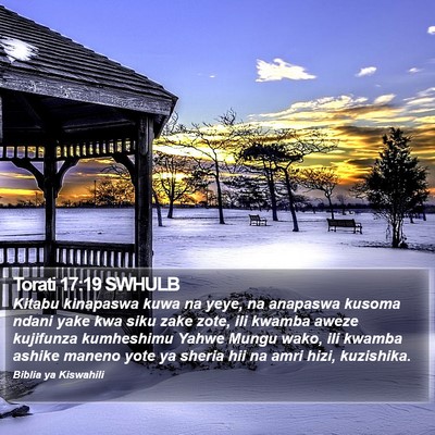Torati 17:19 SWHULB Bible Verse Image