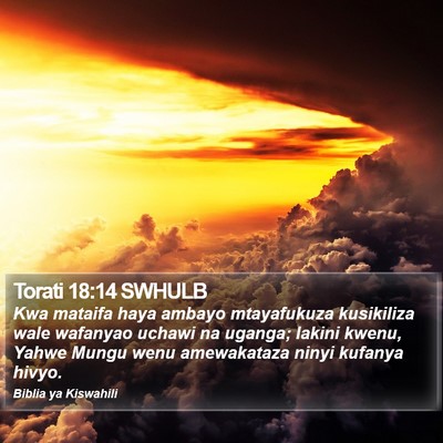 Torati 18:14 SWHULB Bible Verse Image
