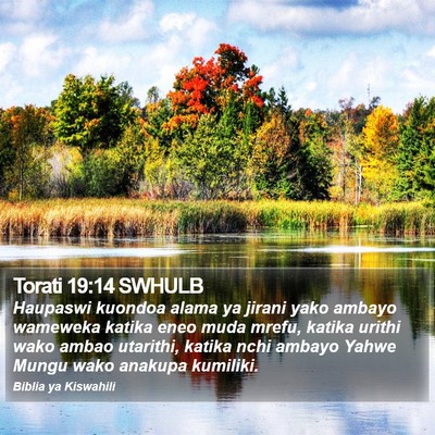 Torati 19:14 SWHULB Bible Verse Image