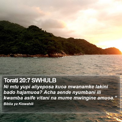 Torati 20:7 SWHULB Bible Verse Image