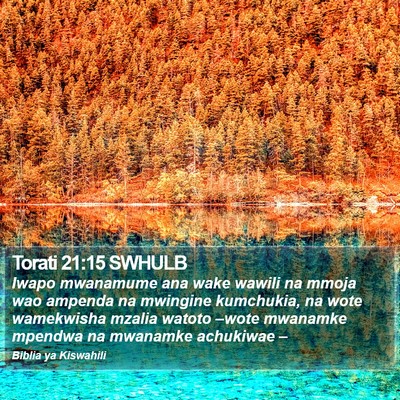 Torati 21:15 SWHULB Bible Verse Image