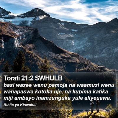 Torati 21:2 SWHULB Bible Verse Image