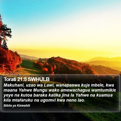 Torati 21:5 SWHULB Bible Verse Image