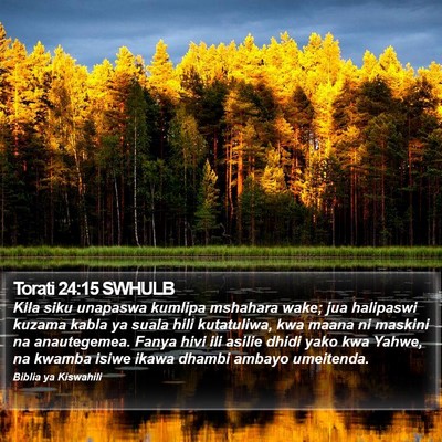 Torati 24:15 SWHULB Bible Verse Image