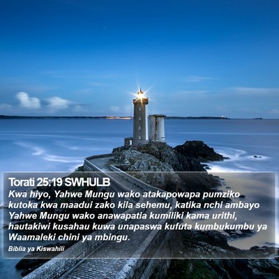 Torati 25:19 SWHULB Bible Verse Image