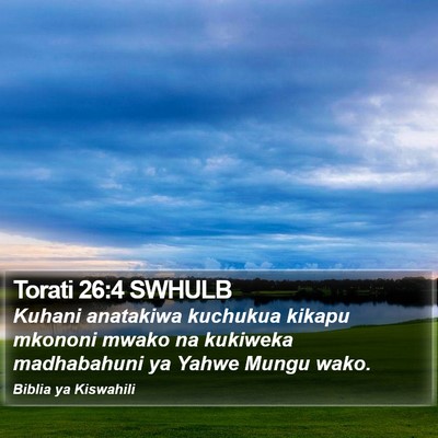 Torati 26:4 SWHULB Bible Verse Image