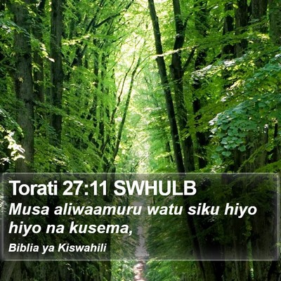 Torati 27:11 SWHULB Bible Verse Image