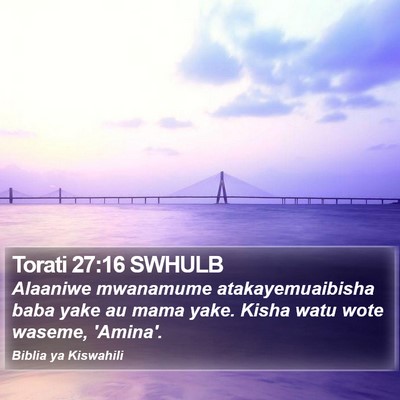 Torati 27:16 SWHULB Bible Verse Image