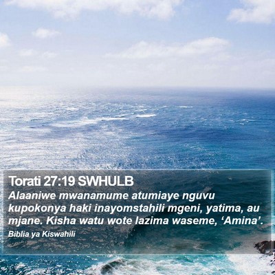 Torati 27:19 SWHULB Bible Verse Image