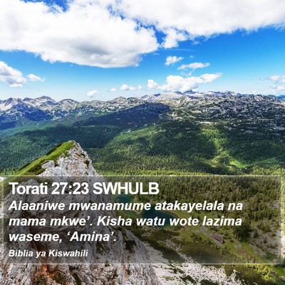 Torati 27:23 SWHULB Bible Verse Image
