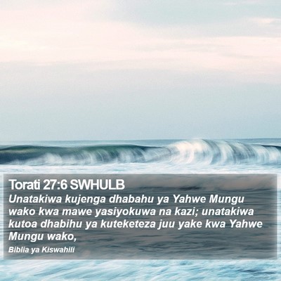 Torati 27:6 SWHULB Bible Verse Image