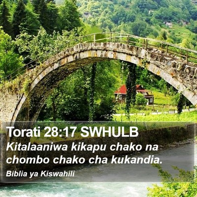 Torati 28:17 SWHULB Bible Verse Image