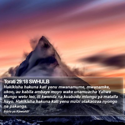 Torati 29:18 SWHULB Bible Verse Image
