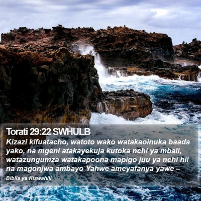 Torati 29:22 SWHULB Bible Verse Image