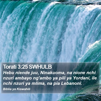 Torati 3:25 SWHULB Bible Verse Image