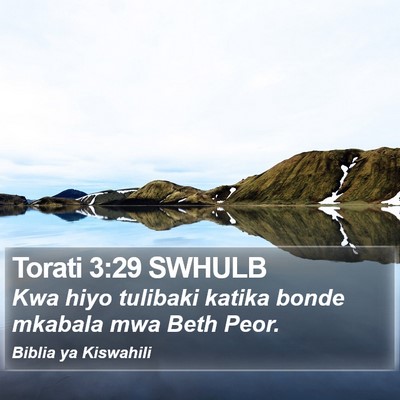 Torati 3:29 SWHULB Bible Verse Image
