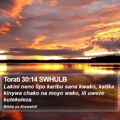 Torati 30:14 SWHULB Bible Verse Image