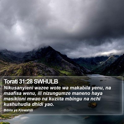 Torati 31:28 SWHULB Bible Verse Image