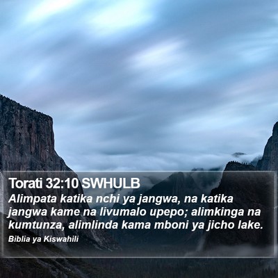 Torati 32:10 SWHULB Bible Verse Image
