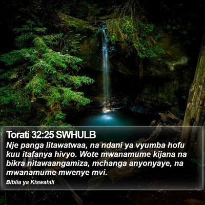 Torati 32:25 SWHULB Bible Verse Image
