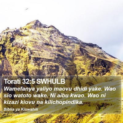 Torati 32:5 SWHULB Bible Verse Image