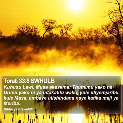 Torati 33:8 SWHULB Bible Verse Image