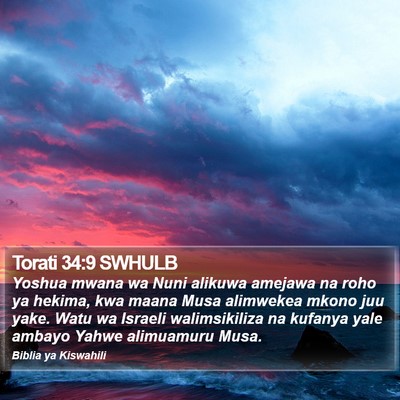 Torati 34:9 SWHULB Bible Verse Image