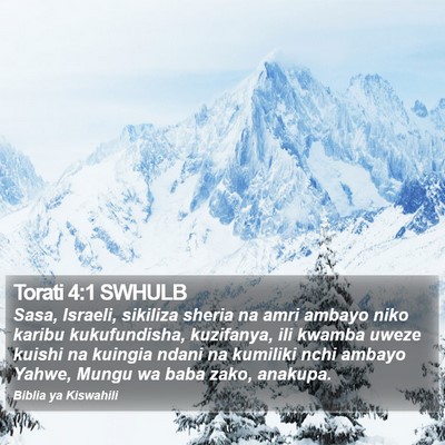Torati 4:1 SWHULB Bible Verse Image