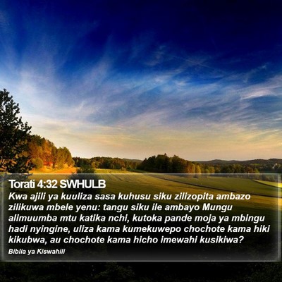 Torati 4:32 SWHULB Bible Verse Image