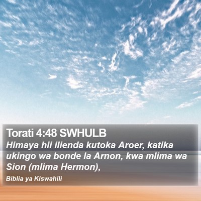 Torati 4:48 SWHULB Bible Verse Image