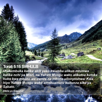 Torati 5:15 SWHULB Bible Verse Image