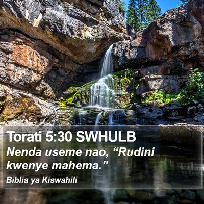 Torati 5:30 SWHULB Bible Verse Image
