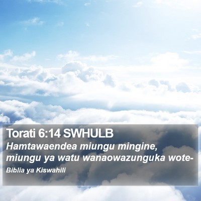 Torati 6:14 SWHULB Bible Verse Image