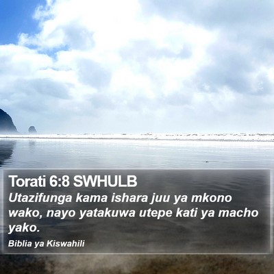 Torati 6:8 SWHULB Bible Verse Image