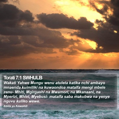 Torati 7:1 SWHULB Bible Verse Image