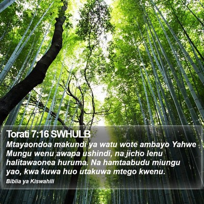 Torati 7:16 SWHULB Bible Verse Image